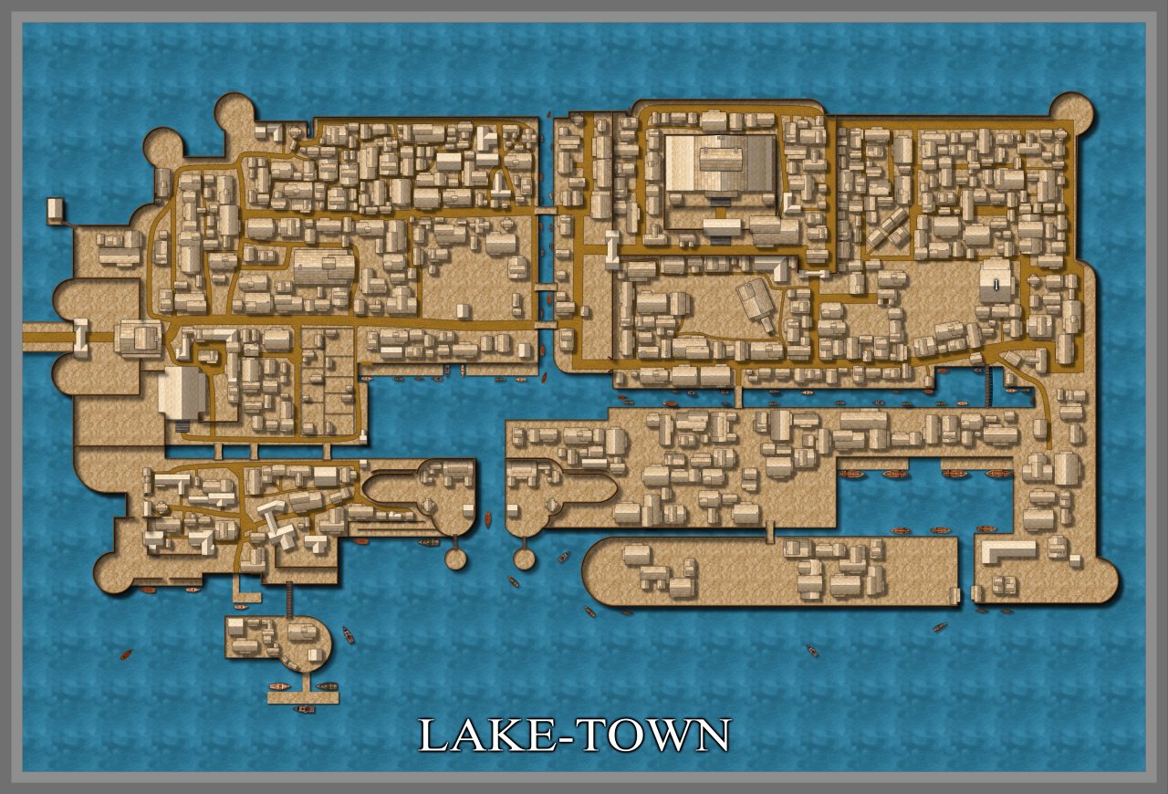 Nibirum Map: lake-town by Curt Lithgow