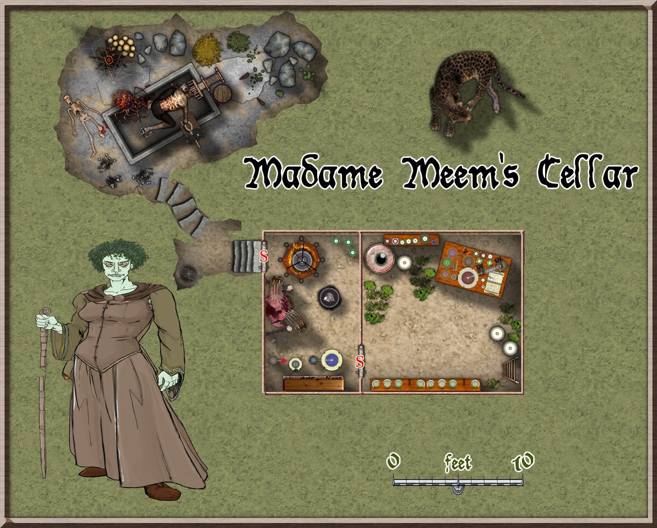 Nibirum Map: madame meem cellar by Quenten Walker