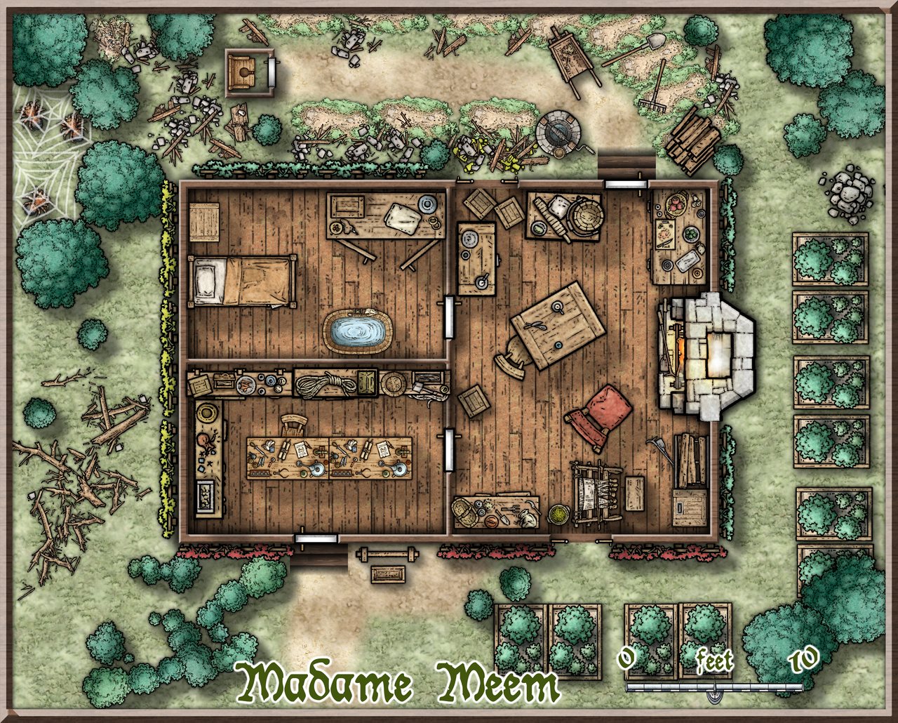 Nibirum Map: madame meem by Quenten Walker
