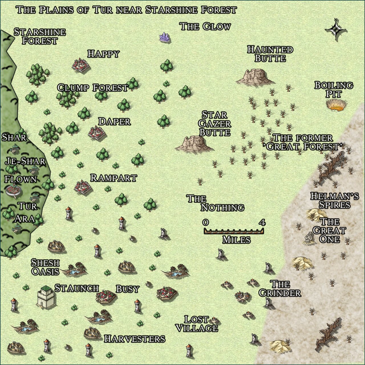 Nibirum Map: plains of tur - north by JimP