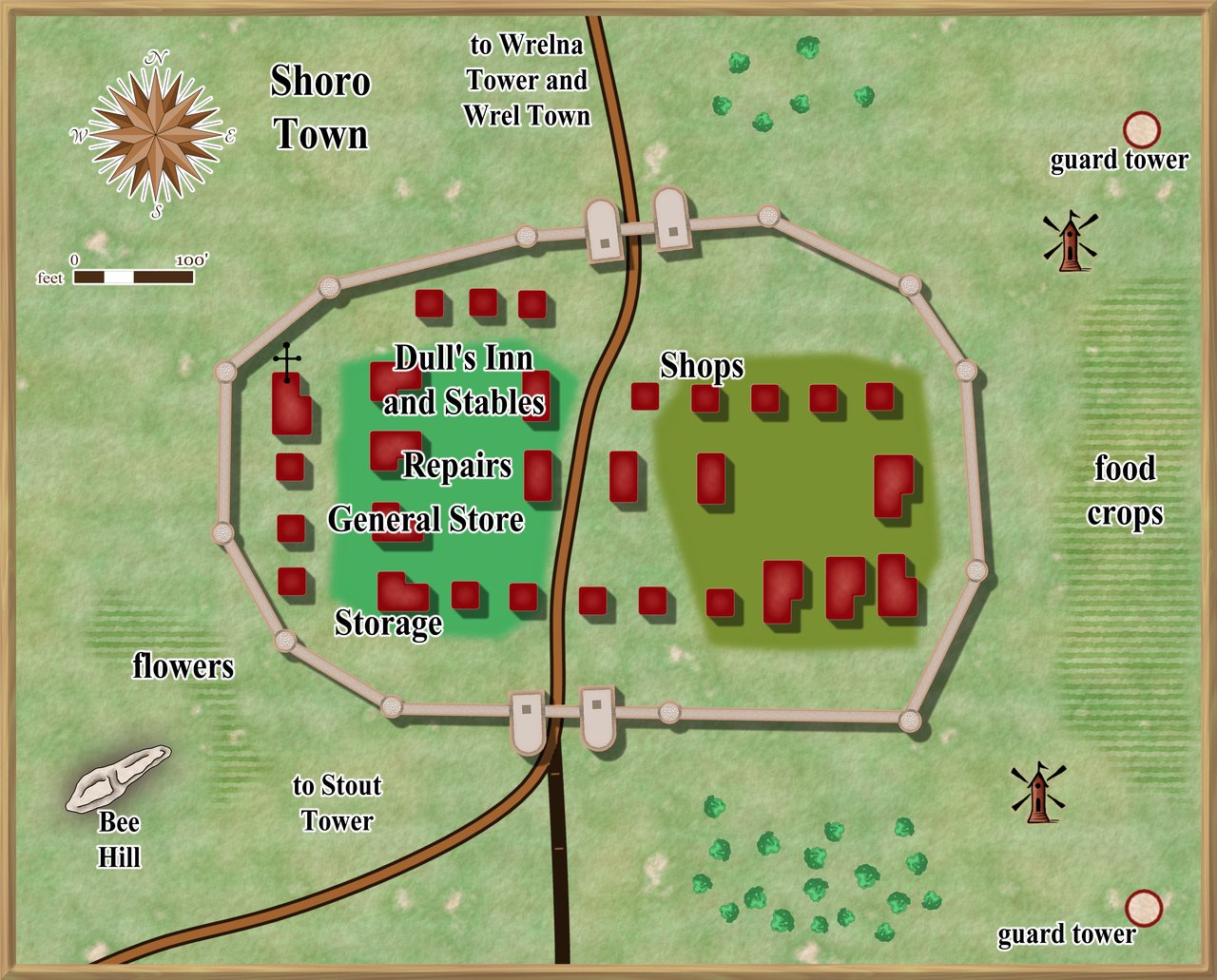 Nibirum Map: shoro town by JimP