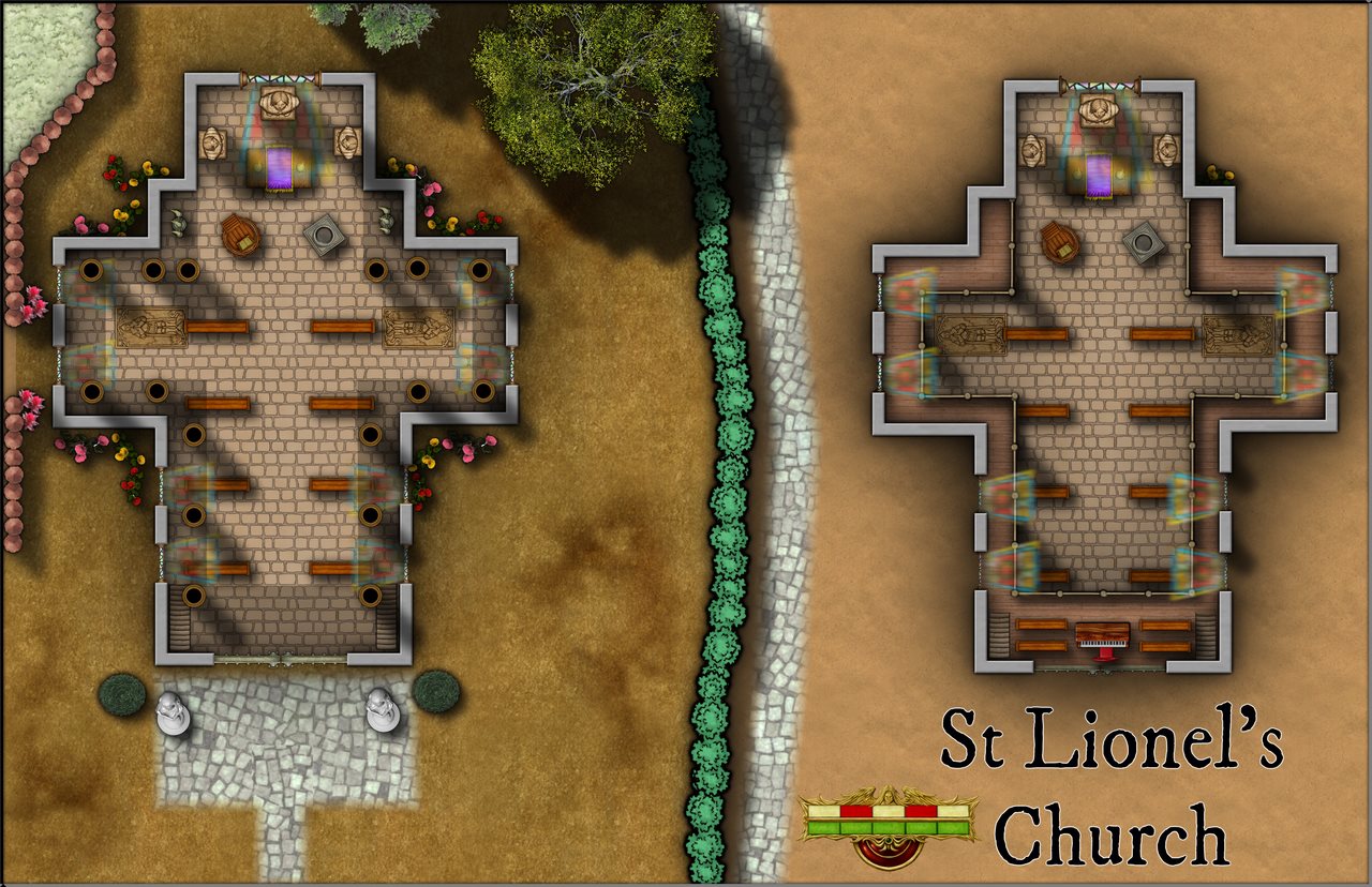 Nibirum Map: st lionel's church by Quenten Walker