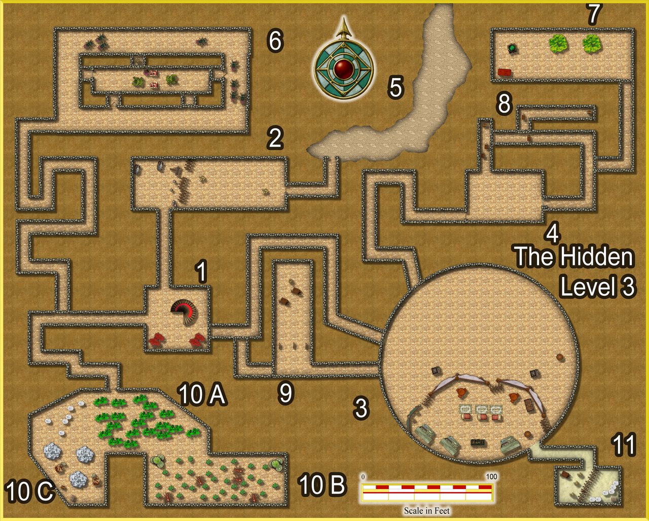 Nibirum Map: the hidden - level 3 by JimP