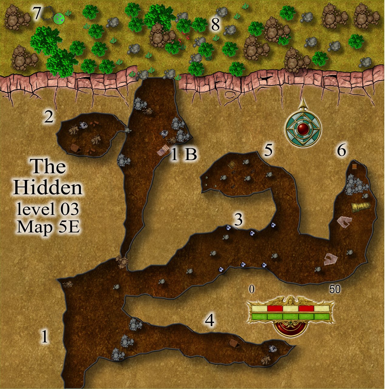 Nibirum Map: the hidden - level 3e by JimP