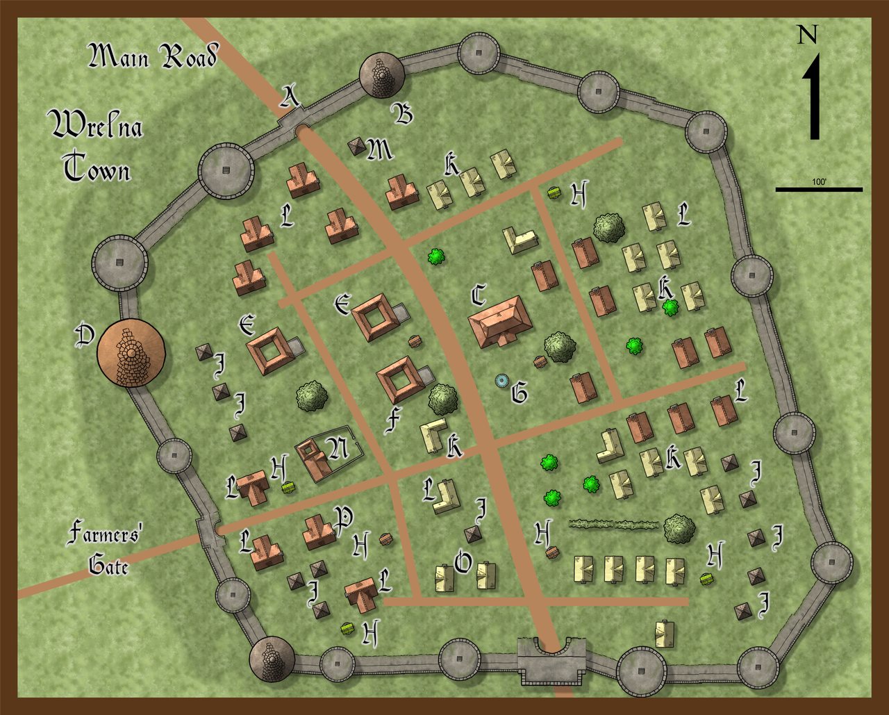 Nibirum Map: wrelna town by JimP