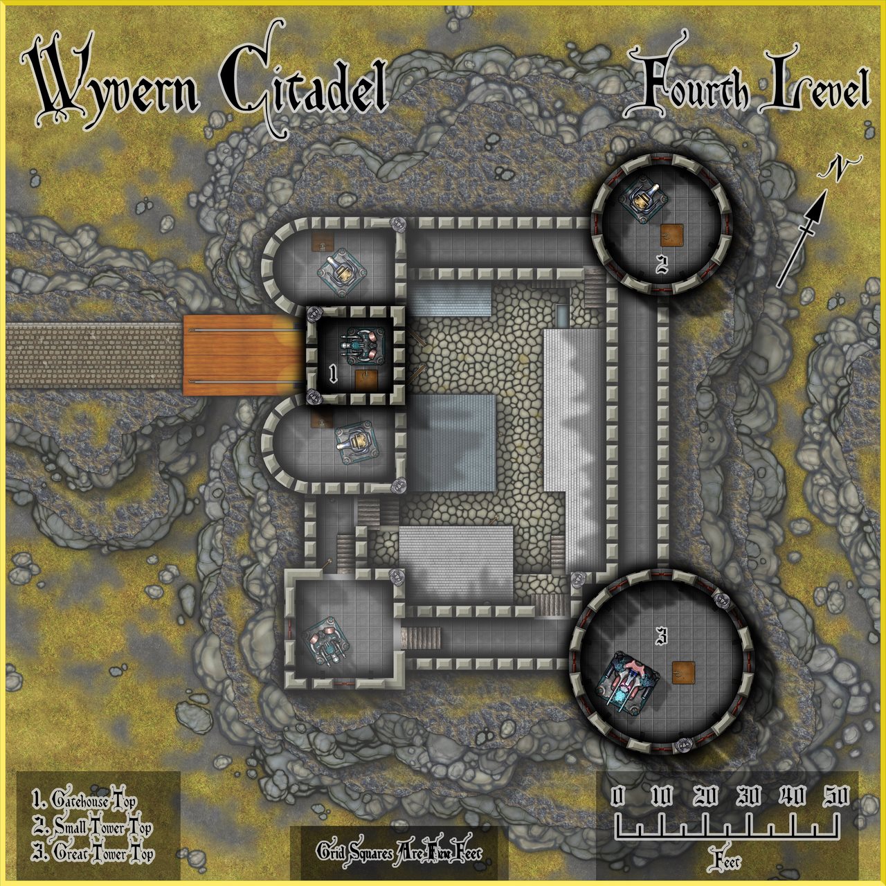 Nibirum Map: wyvern citadel - fourth level by Wyvern