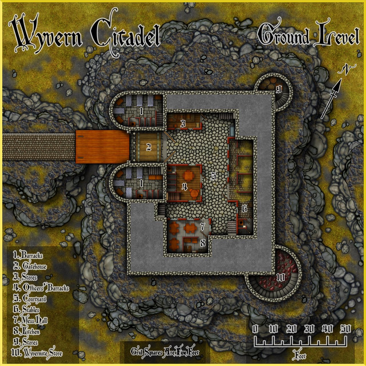 Nibirum Map: wyvern citadel by Wyvern