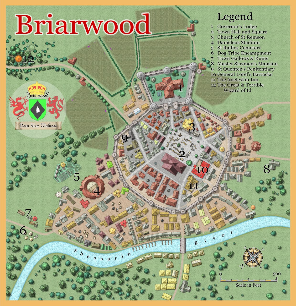 Nibirum Map: briarwood by Quenten Walker