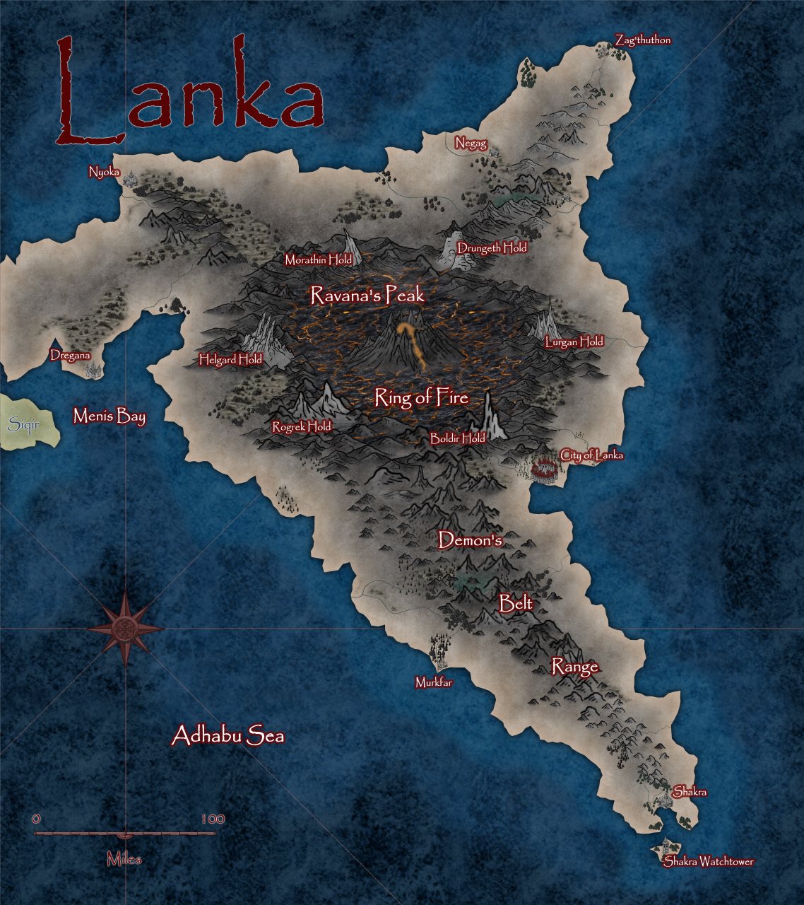 Nibirum Map: lanka by Lorelei