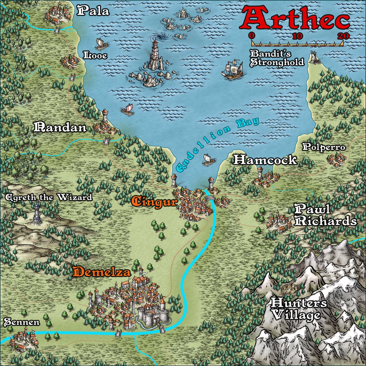 Nibirum Map: arthec by Ricko Hasche