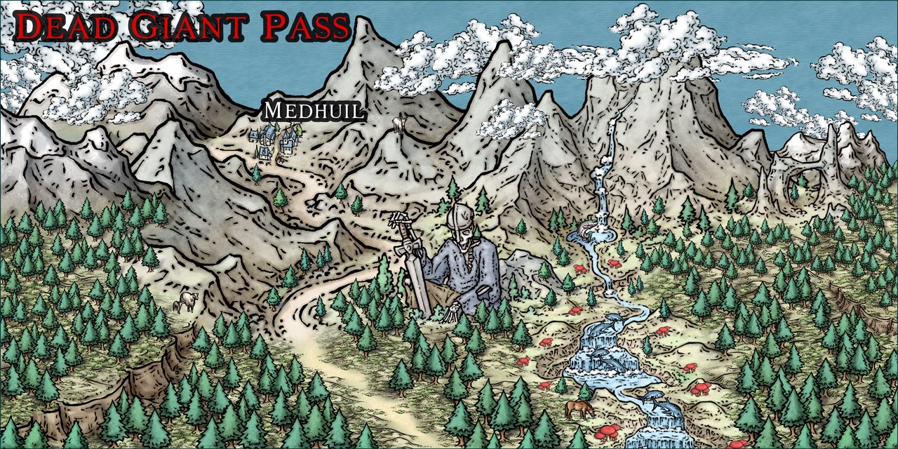 Nibirum Map: dead giant pass by Ricko Hasche
