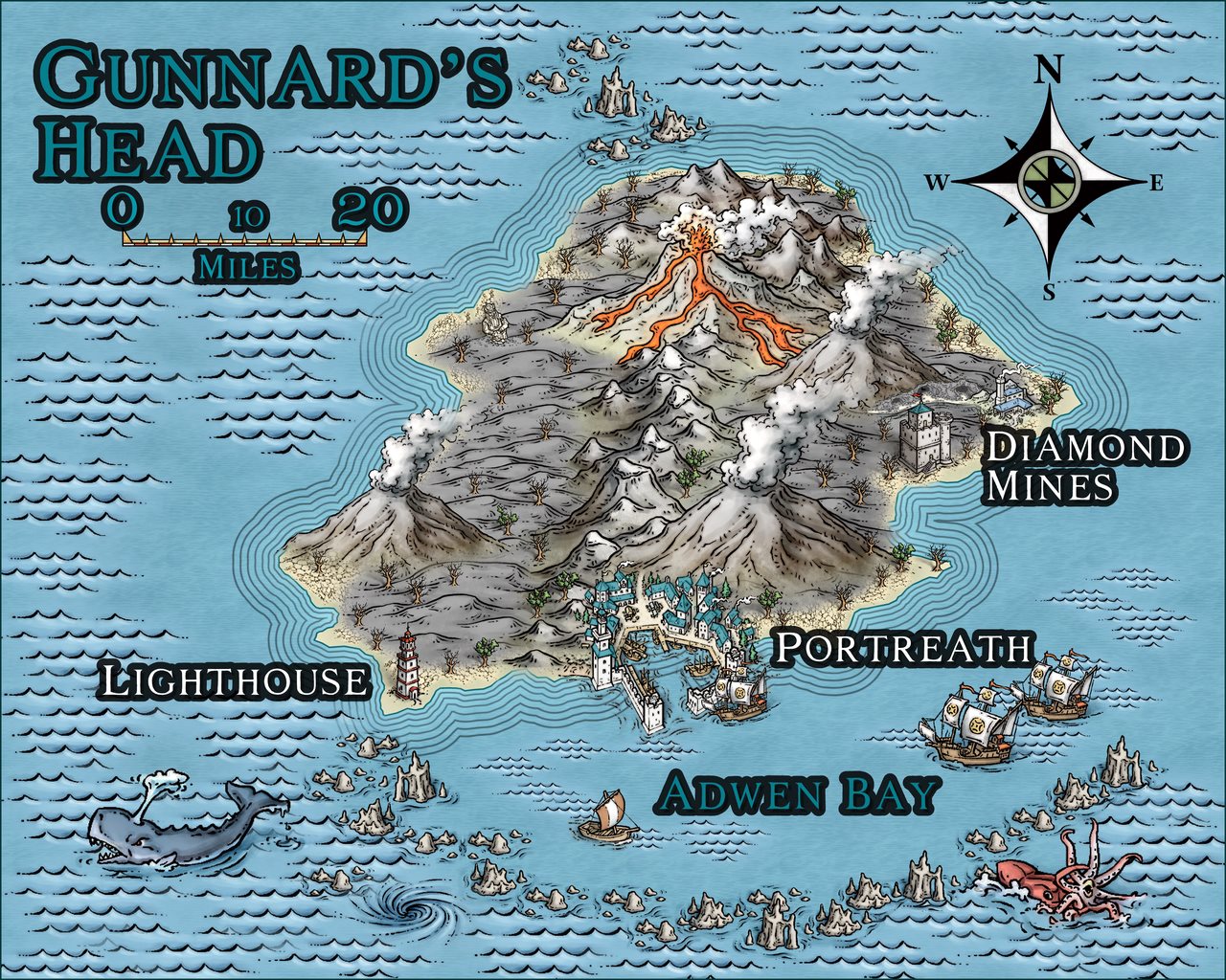 Nibirum Map: gunnard's head by Ricko Hasche