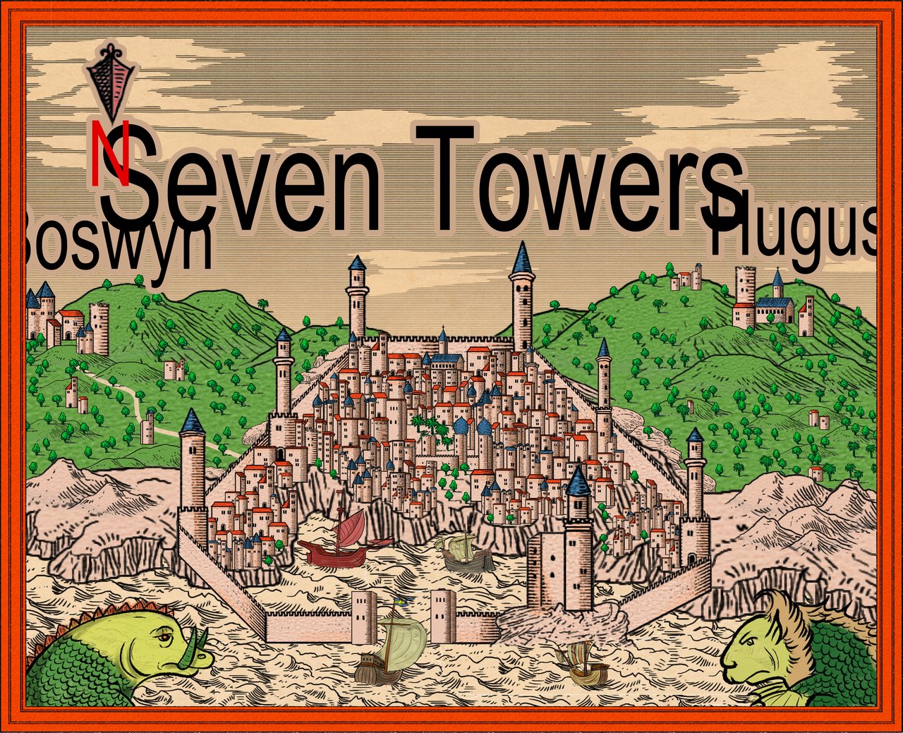 Nibirum Map: seven towers by Ricko Hasche