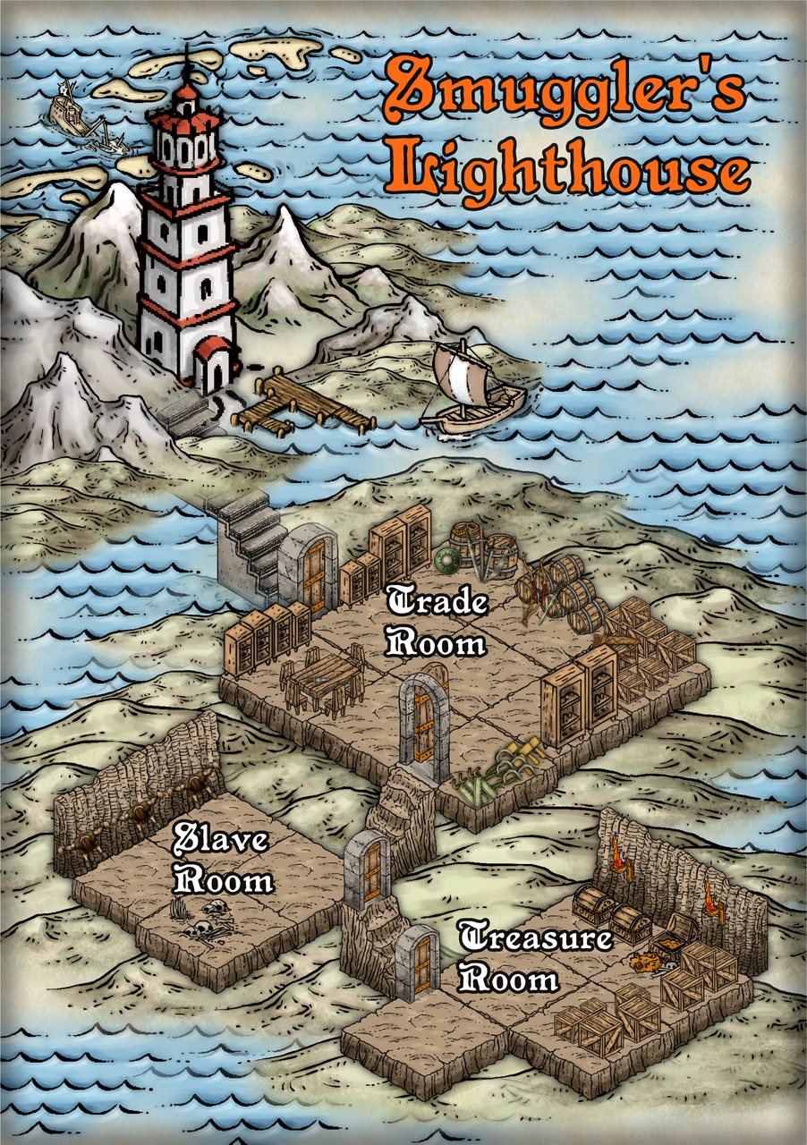 Nibirum Map: smuggler's lighthouse by Ricko Hasche