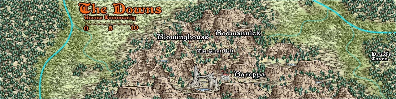 Nibirum Map: the downs by Ricko Hasche