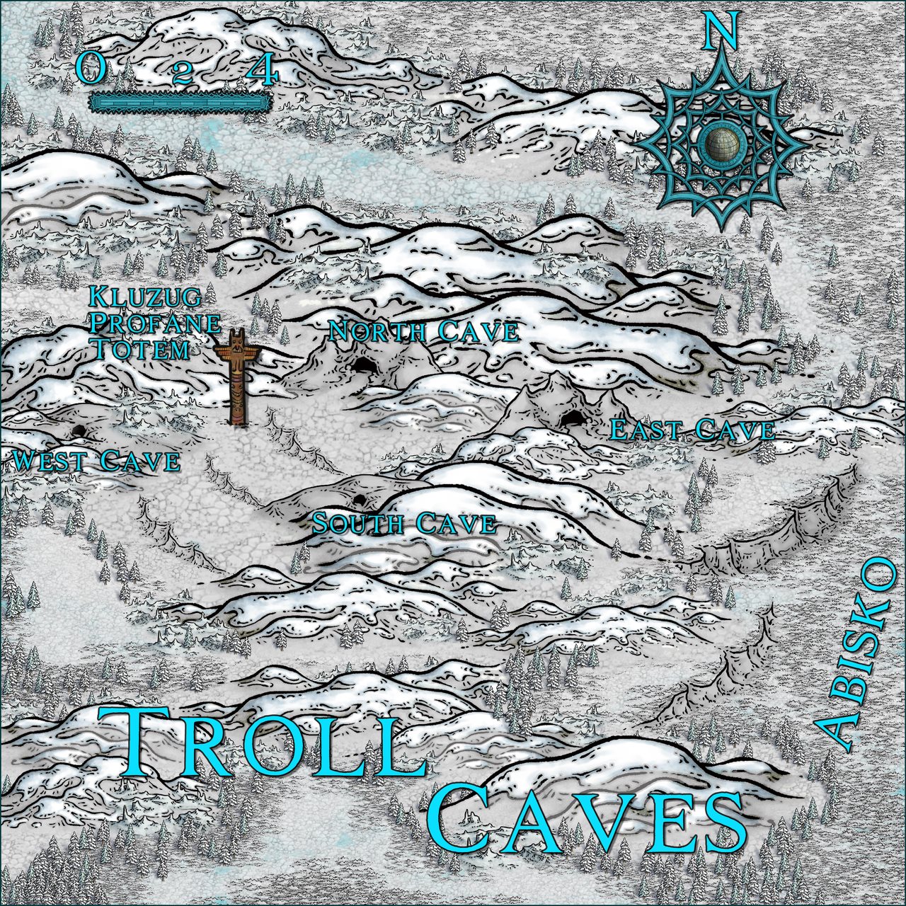 Nibirum Map: troll caves by Ricko Hasche