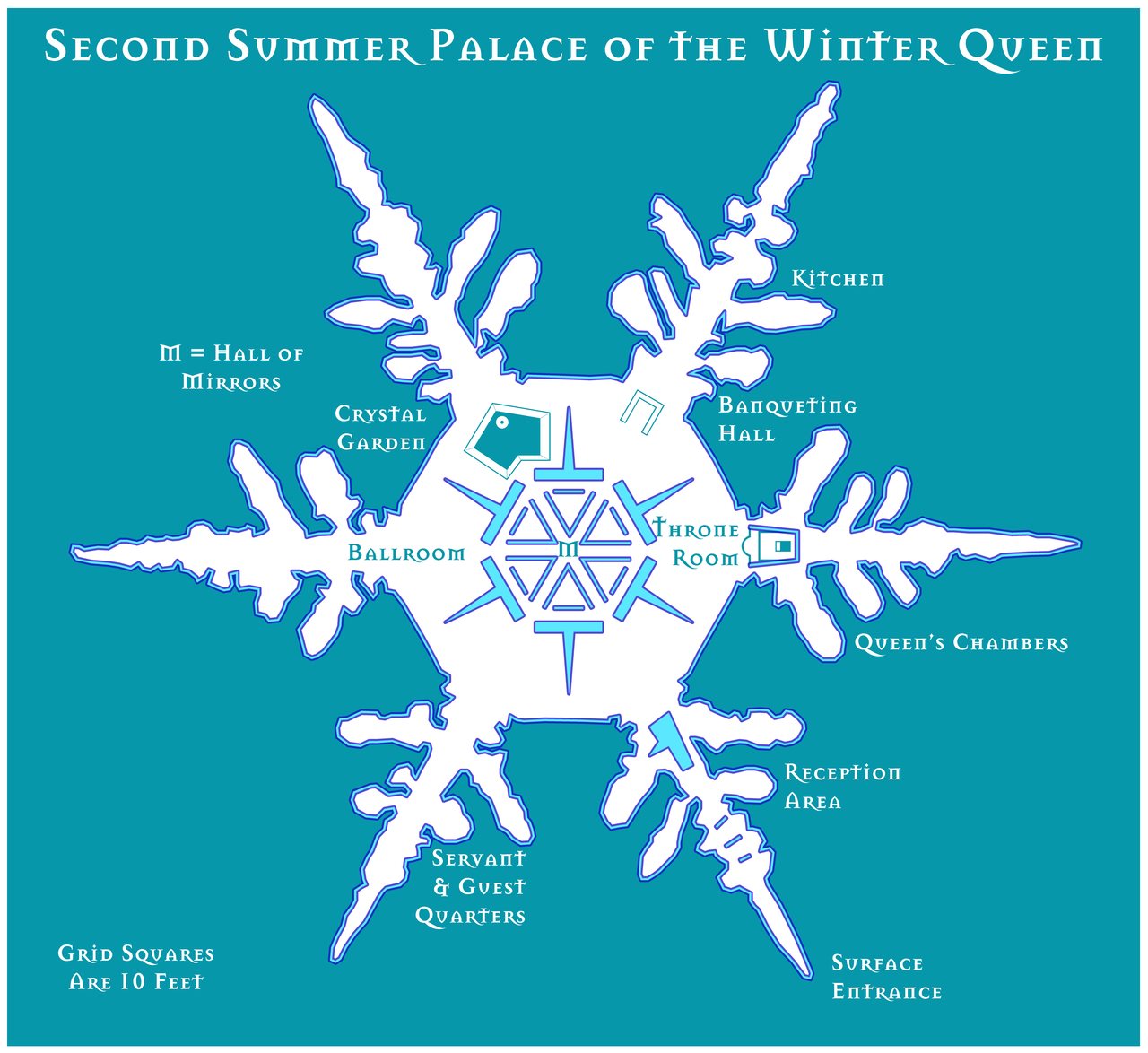 Nibirum Map: summer palace of the winter queen 02 by Wyvern